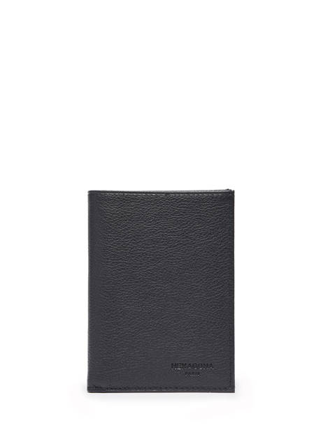 Wallet Leather Hexagona Black confort 467144